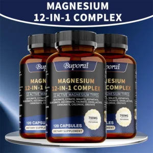 kf-S4cda6e0606cc4043993431ba99a9072ct Magnesium Complex Capsules - Bone & Heart Health Supplement, Sleep Support,Muscle Relaxation,Stress & Anxiety Relief