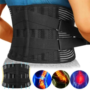 kf-S68b4a4d8c54941cb9ea003e385201fdbk Adjustable Lumbar Support Belt Double Pull Back Waist Orthopedic Corset Spine Decompression Back Pain Relief Tighten The Abdomen